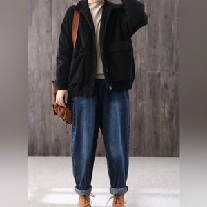 Eddie Bauer Black Utility Jacket for Women